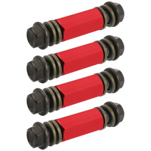 20Pcs Red Replacement Brake Line Adapter for Motorcycle Oil Resistant
