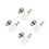 4Pcs Underfloor Heating Manifold Valve Core Gold Brass with Auto Reset 10