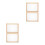 4Pcs Wood Herb Drying Rack Stackable Mesh Net for Home Use Light Brown 5