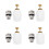 4Pcs Underfloor Heating Manifold Valve Core Gold Brass with Auto Reset 5