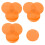 50Pcs Orange Pet Light Gels Sheets Self-Adhesive Warm Color Correction 1