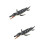 2Pcs Lifelike Liopleurodon Dinosaur Ornament Decoration 7