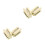 4Pcs Precision Slot Gold Eyebrow & Lip Pencil Sharpener Plastic Tool 7