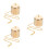 3Pcs Brass Candle Snuffer Tools Multi-Color Extinguishing Caps 10