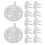 120Pcs White Plastic Childproof Outlet Caps for Home Electrical Safety 1