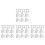120Pcs White Plastic Childproof Outlet Caps for Home Electrical Safety 5