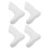 8Pcs White Foot Model Sock Display Stand Plastic Shoe Tree Retail Use 2