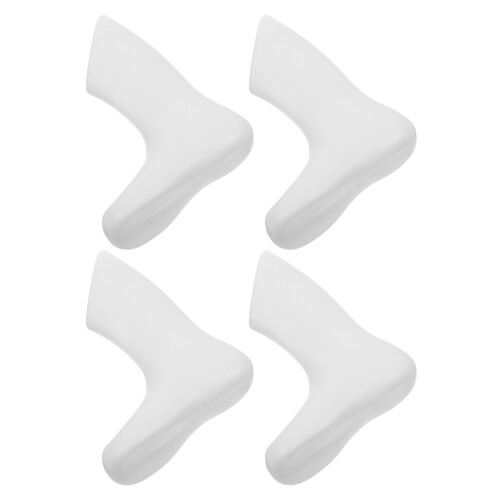 8Pcs White Foot Model Sock Display Stand Plastic Shoe Tree Retail Use 1