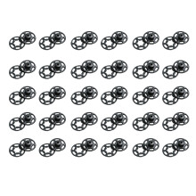 1000Pcs Black Round Clothes Buttons Premium Plastic Sewing Buttons