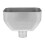 Silver Downspout Drainage Adapter Stainless Steel for Garden Use 1