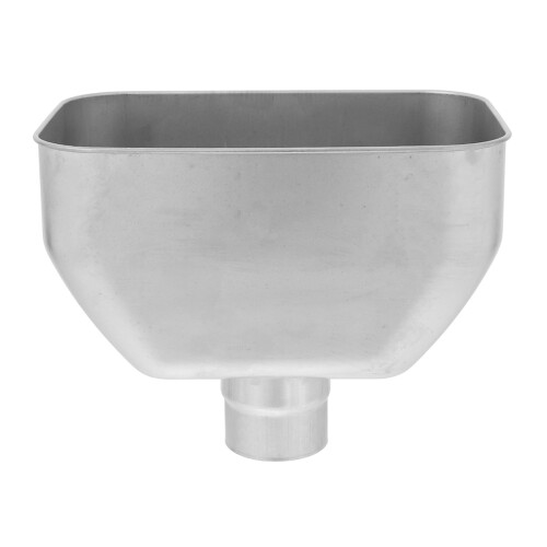 Silver Downspout Drainage Adapter Stainless Steel for Garden Use