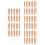 250Pcs Easy Replace Nylon Paint Pen Tips Orange Soft for Art Markers 5