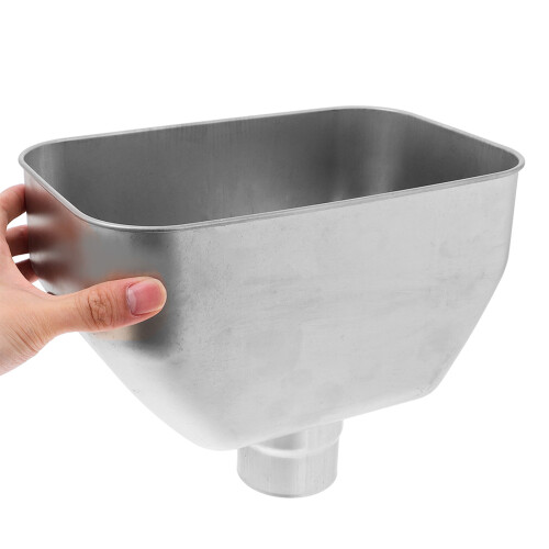 Silver Downspout Drainage Adapter Stainless Steel for Garden Use 2