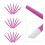 100Pcs Durable Blue Nail Care Stick Rubber Tip Manicure Cuticle Tool 8