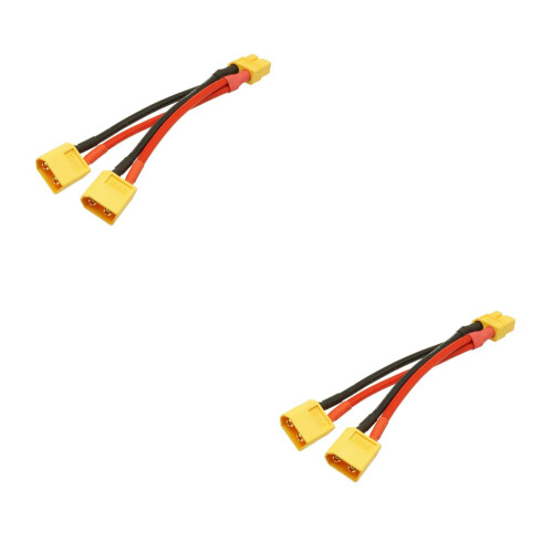 2Pcs Xt60 Parallel Battery Cable Durable Plastic Connector 2
