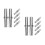 12Pcs Precision Engineered Steel Scaffold Joiners Silver Locking Pins 9