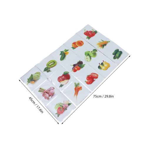 3Pcs Easy Apply Waterproof Kitchen Stickers Fruit Wall Decor 1