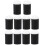 40Pcs Kids Black Sponge Dauber Tools for Finger Painting Projects 2