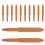 250Pcs Easy Replace Nylon Paint Pen Tips Orange Soft for Art Markers 3