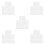 50Pcs White Thin Shrink Plastic Sheets Kit for Versatile DIY Craft Use 9
