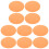50Pcs Orange Pet Light Gels Sheets Self-Adhesive Warm Color Correction 2