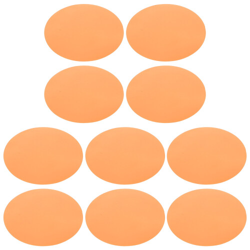50Pcs Orange Pet Light Gels Sheets Self-Adhesive Warm Color Correction 1