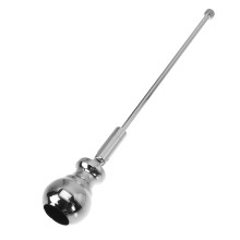 2Pcs Iron Candle Snuffer Extinguisher Silver with Long Handle for Home