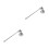 2Pcs Iron Candle Snuffer Extinguisher Silver with Long Handle for Home 8