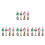 32Pcs Kids Christmas Clockwork Wind Up Toys Fun Gift Set 4