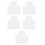 50Pcs White Thin Shrink Plastic Sheets Kit for Versatile DIY Craft Use 10