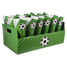 120Pcs Sturdy Snack Cones for Sports Theme Party and Movie