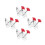 8Pcs Tile Height Adjuster Wall Tile Leveling Tool for Ceramic 4