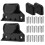 3Sets Retractable Safety Gate Repair Kit Black Plastic Durable for Car 2