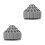 2Pièces Rangement Pour Forets En ABS Gris Avec Rotation Stable 7