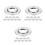 30Pcs Silver Fire Sprinkler Head Guards Stainless Steel for Home Use 7