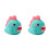 2Sets Easy DIY Wool Felting Kit Green Needle Felt Material for Crafts 7