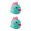 2Sets Easy DIY Wool Felting Kit Green Needle Felt Material for Crafts 5