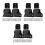 3Sets Retractable Safety Gate Repair Kit Black Plastic Durable for Car 6