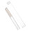 5Pcs Portable Round Head Silicone Lip Brush White Reusable Makeup Tool 1
