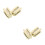 4Pcs Precision Slot Gold Eyebrow & Lip Pencil Sharpener Plastic Tool 9