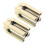 4Pcs Precision Slot Gold Eyebrow & Lip Pencil Sharpener Plastic Tool 2