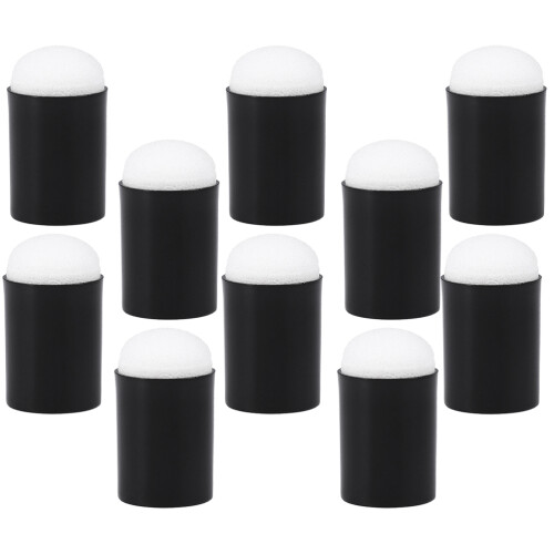 40Pcs Kids Black Sponge Dauber Tools for Finger Painting Projects 2