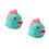 2Sets Easy DIY Wool Felting Kit Green Needle Felt Material for Crafts 6