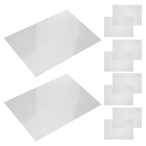 40Pcs Professional Clarity Transparent Acetate Sheets for Art Projects