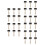 30Pcs Portable Multi Color Printmaking Ink Glue Rollers for DIY Crafts 9
