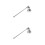 2Pcs Iron Candle Snuffer Extinguisher Silver with Long Handle for Home 10