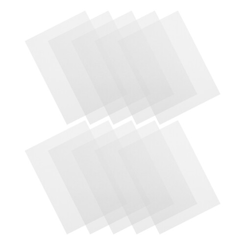 50Pcs White Thin Shrink Plastic Sheets Kit for Versatile DIY Craft Use 2