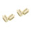 4Pcs Precision Slot Gold Eyebrow & Lip Pencil Sharpener Plastic Tool 3