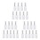 27Pcs Durable White Glass Spray Bottles Pump Design for Makeup Storage 4