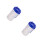 2Pcs Spill Proof Blue Drinking Cup for Elderly with Straw and Lid 6